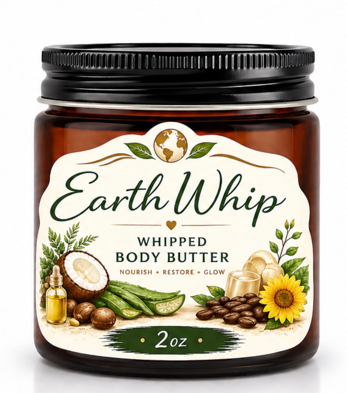 Earth Whip – 2oz Whipped Body Butter
